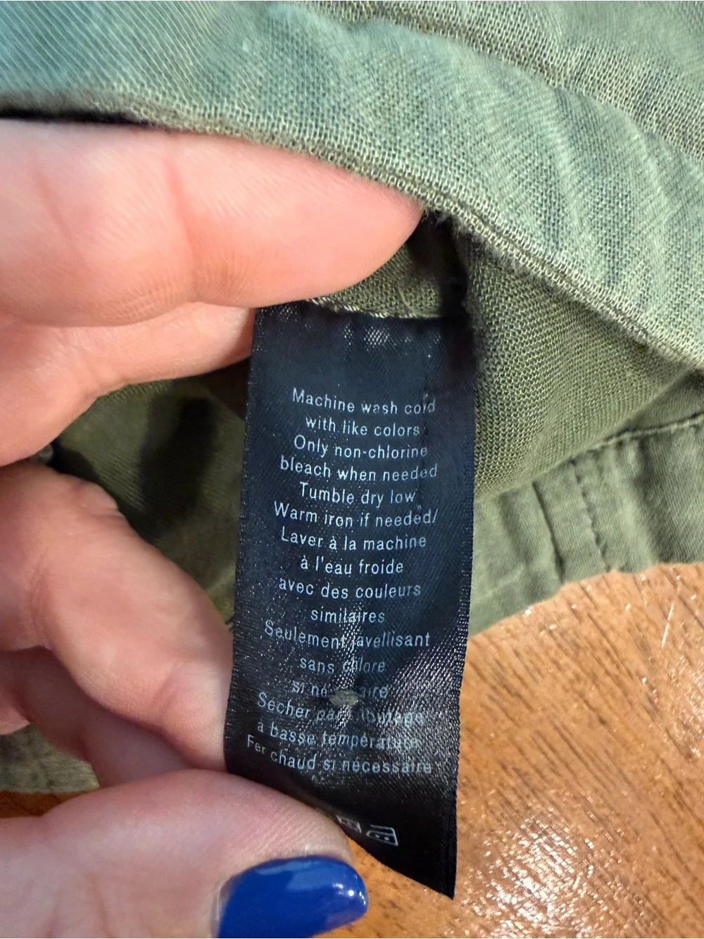 Rag & Bone Lorenz Army Green Belted Utility Field Jacket Size xxs 100% cotton